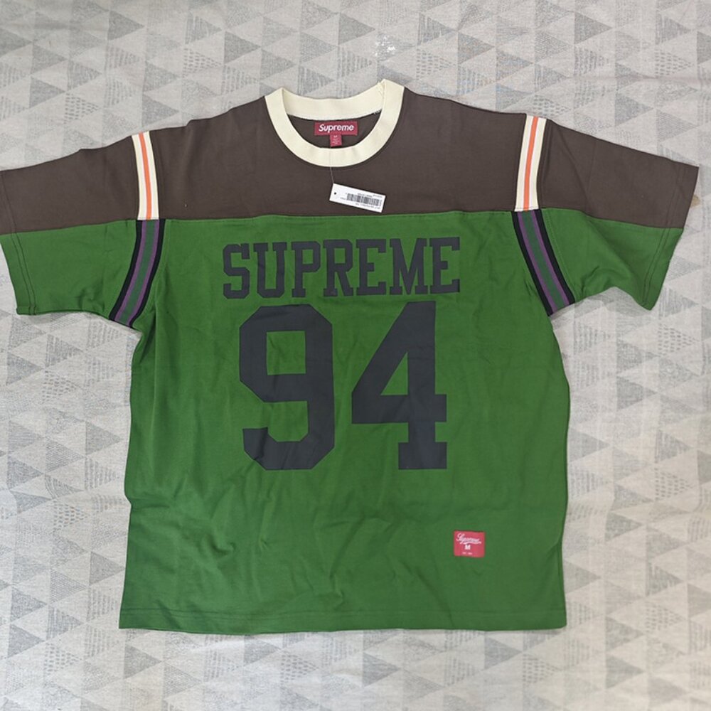 Supreme Men's Green Short-Sleeve Shirt